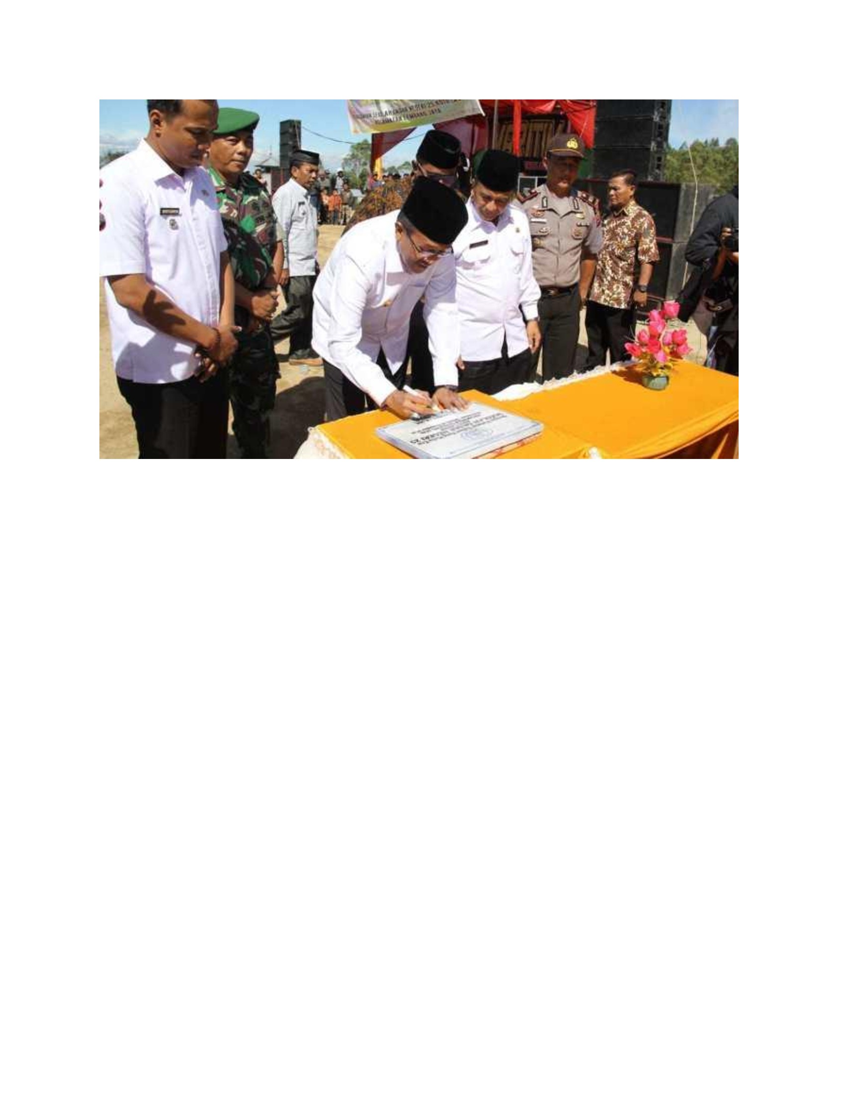 Bupati Solok Resmikan SDN 25 Koto Laweh