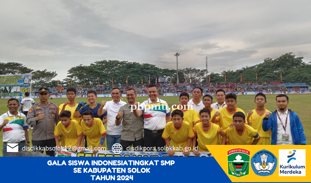 Bupati Solok Buka Secara Resmi Gala Siswa Indonesia Tingkat SMP Se Kab.Solok