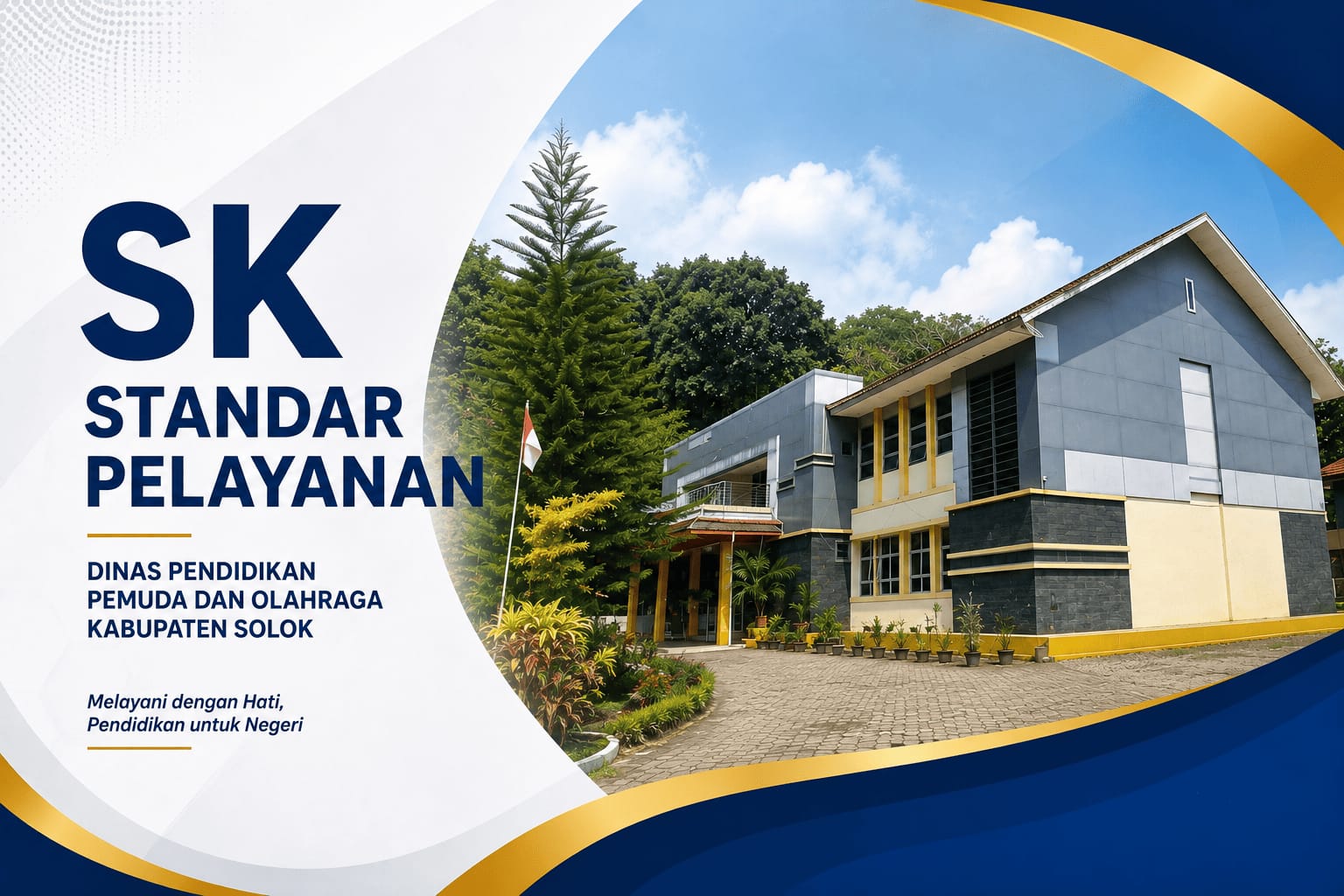 SK Standar Pelayanan Dinas Pendidikan Pemuda dan Olahraga Kabupaten Solok Tahun 2026