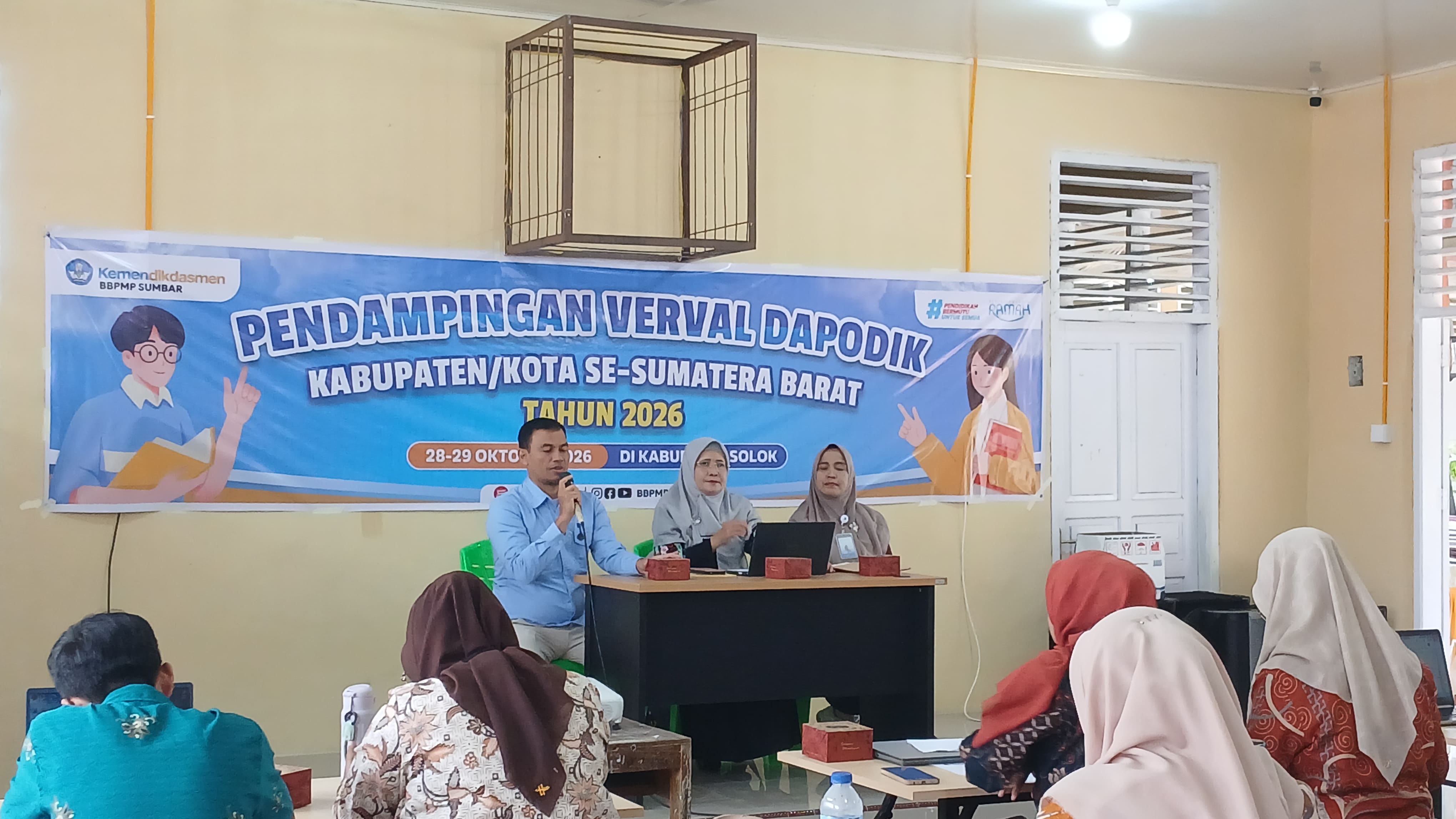 Pendampingan Verval Dapodik Kabupaten/Kota Se-Sumatera Barat Tahun 2026